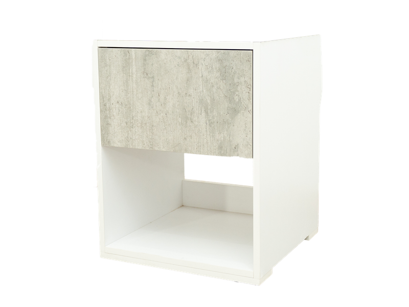 Neil Pedestal - White - Grey