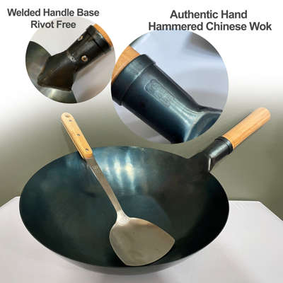 Traditional Hammered Chinese Stir Fry Wok