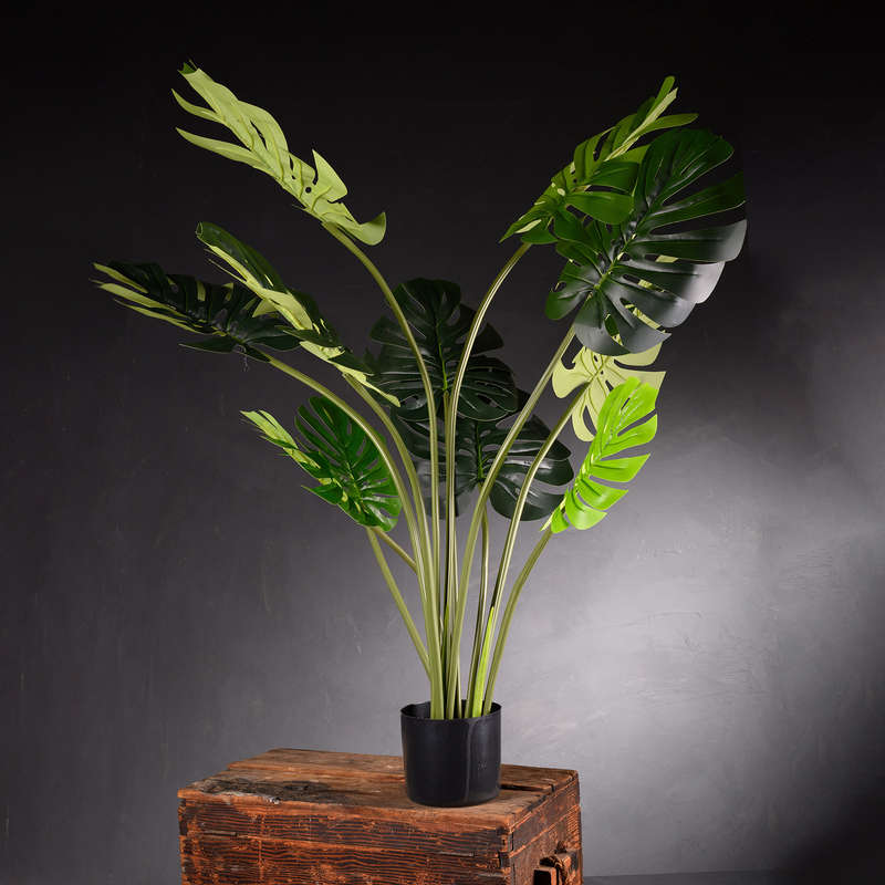 HouzeComfort Artificial Monstera Pot Plant Indoor and Outdoor - 120cm