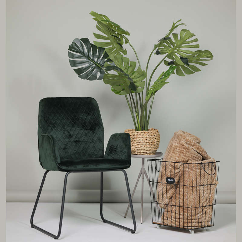 HouzeComfort Artificial Monstera Pot Plant Indoor and Outdoor - 120cm