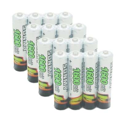 4 Pack AAA 1600mAh 1.2V NI-MH rechargeable battery