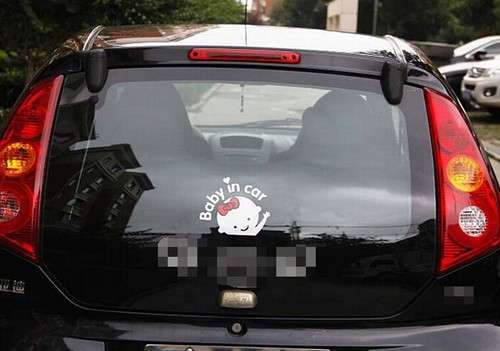 2015-New-Cute-Girl-Baby-on-Board-Baby-in-car-Window-Car-Sticker-Vinyl-Decal