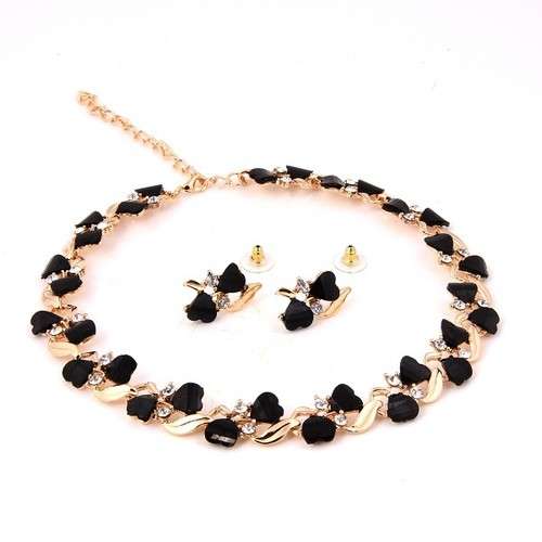 Fashion-18K-Gold-Plated-Heart-Resin-Necklace-Earrings-Sets-African-jewelry-sets