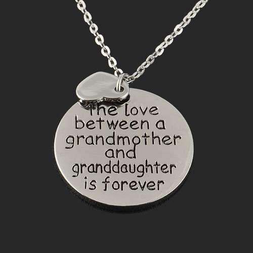 Hot-New-The-love-between-a-grandmother-and-granddaughter-is-forever-Necklace