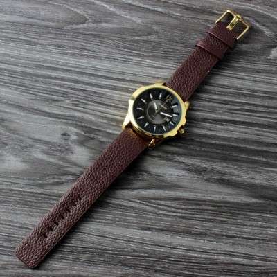 CURREN-Men-Date-Dial-Chronometer-Leather-Brown-Band-Quartz-Wrist-Watch-UK-Q4210