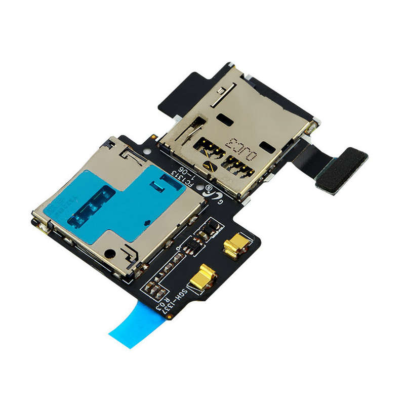 SIM Card and MicroSD Reader For Samsung Galaxy S4 I9500 I9505