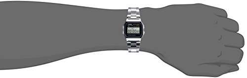 Casio Men's Retro Stainless Steel Digital Watch