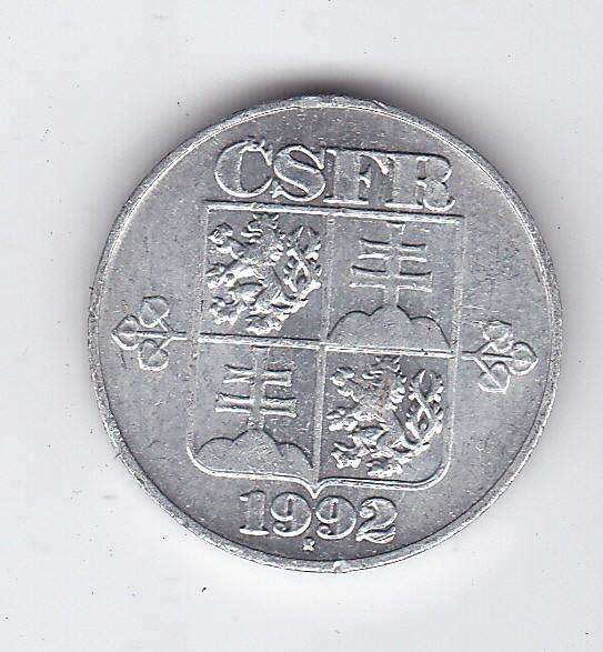 CZECHOSLOVAKIA 10 HALERU 1992 - HIGH GRADE
