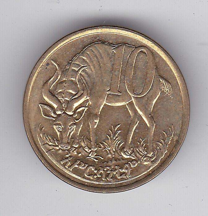 ETHIOPIA 10 CENTS