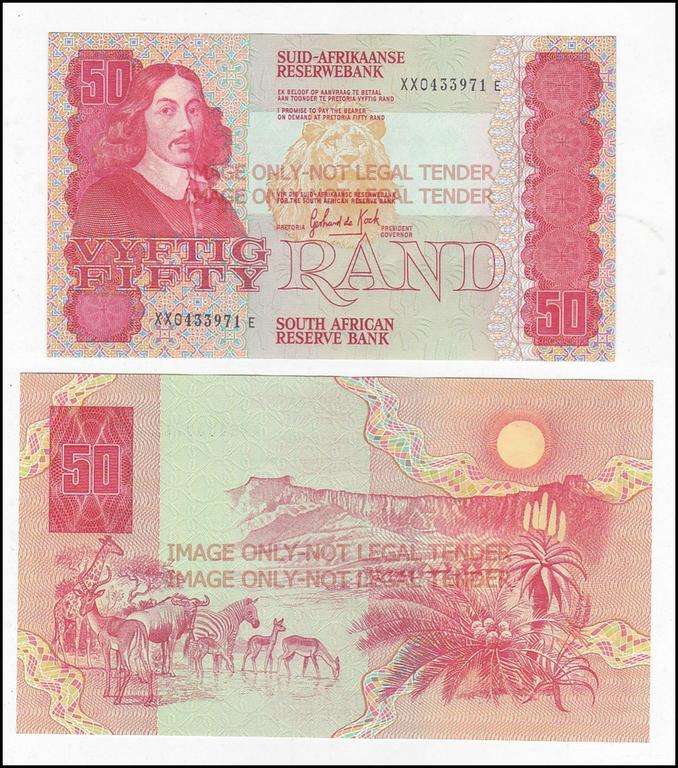 SOUTH AFRICA R50 REPLACEMENT XX0433971E AU G DE KOCK