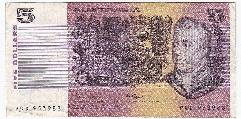 AUSTRALIA 5 DOLLARS PQD953988