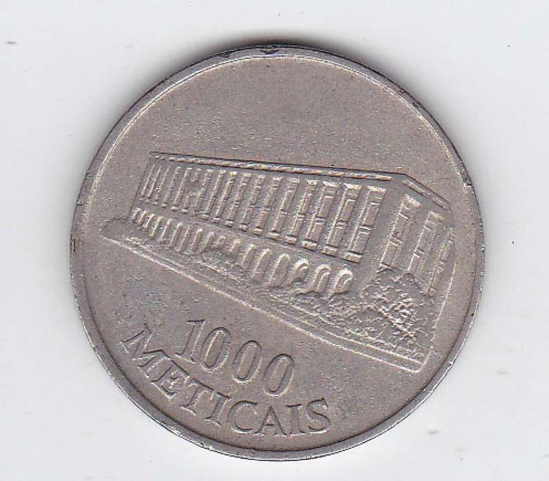MOZAMBIQUE 1000 METICAIS 1994