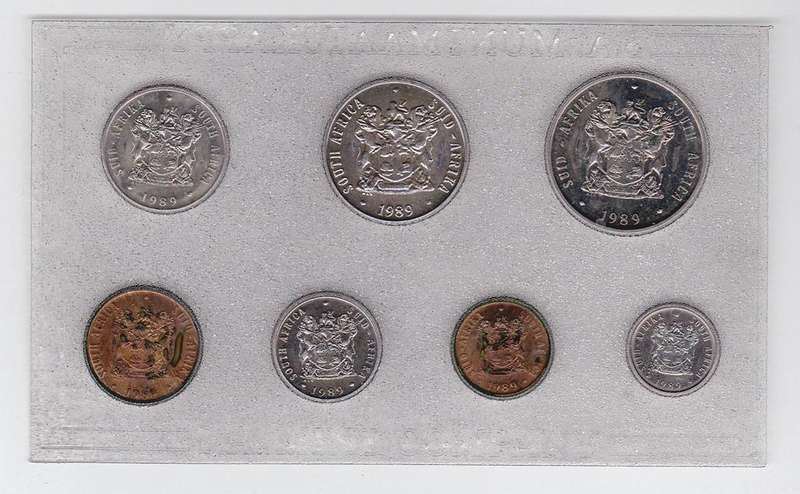 SOUTH AFRICA MINT PACK 1989