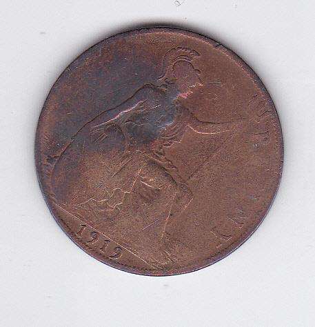 GREAT BRITAIN 1 PENNY 1919