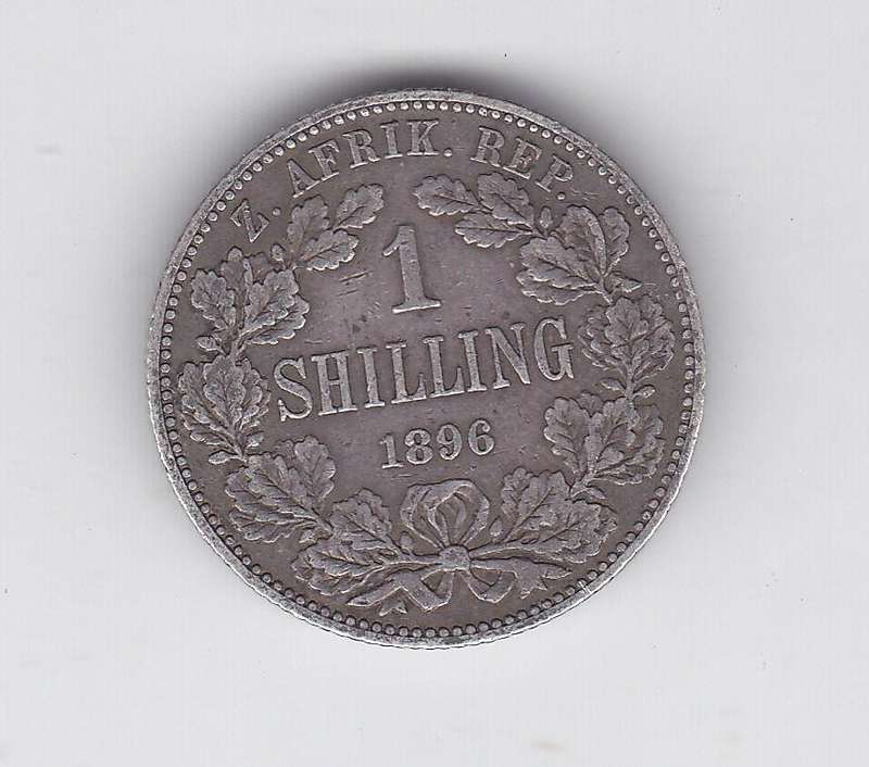 ZAR 1 SHILLING 1896
