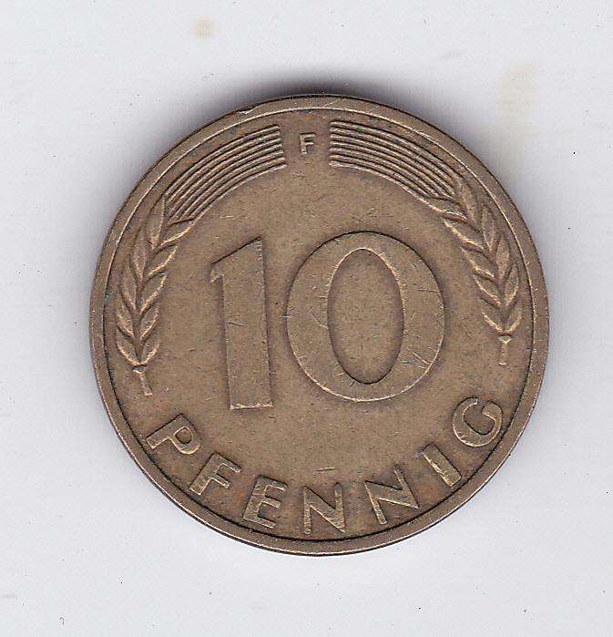 GERMANY 10 PFENNIG 1950