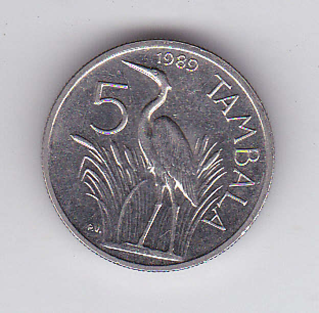 MALAWI 5 TAMBALA 1989 EF