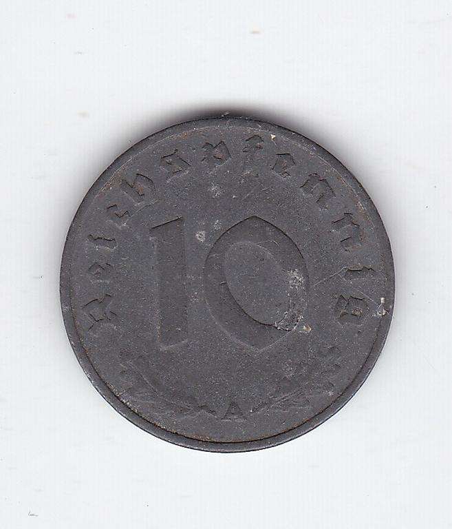 GERMANY 10 PFENNIG 1942 SWASTIKA