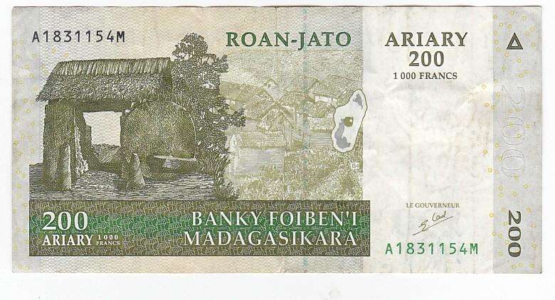MADAGASCAR 200 ARIARY 2004