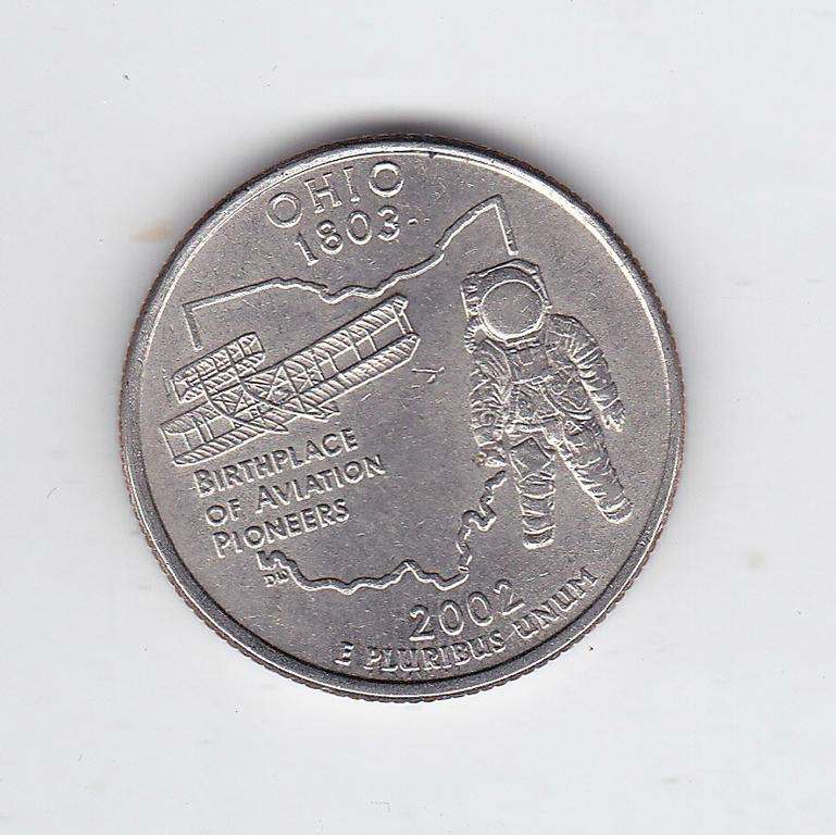 USA QUARTER OHIO 2002 HIGH GRADE