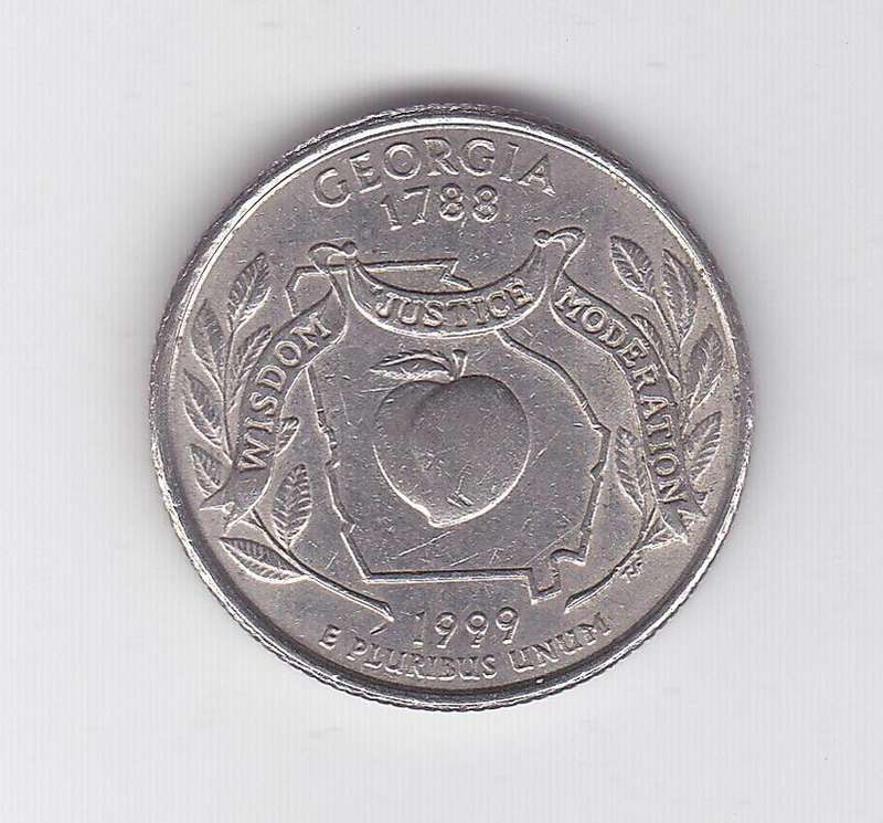 USA QUARTER GEORGIA 1999