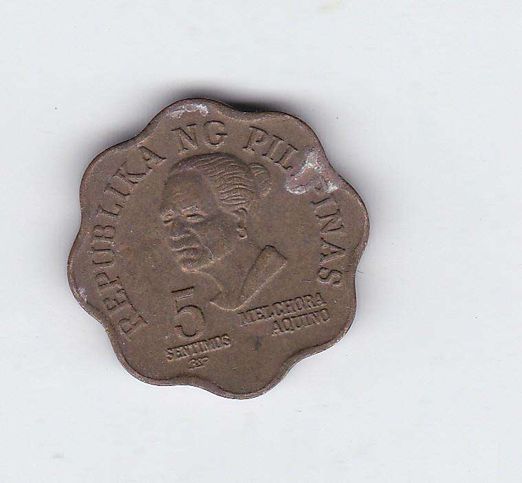 PHILIPPINES 5 PESOS 1979