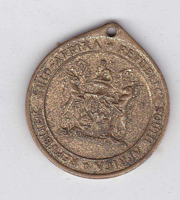 REPUBLIC OF SOUTH AFRICA MEDAL 31-5-1961