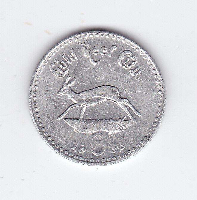 GOLD REEF CITY SIX PENCE 1986