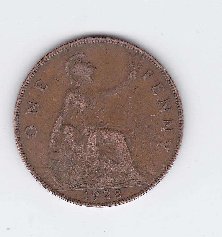 GREAT BRITAIN 1 PENNY 1928