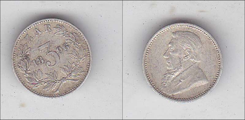ZAR KRUGER 3D 1896 SILVER