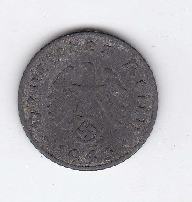 GERMANY 5 PFENNIG 1943 SWASTIKA
