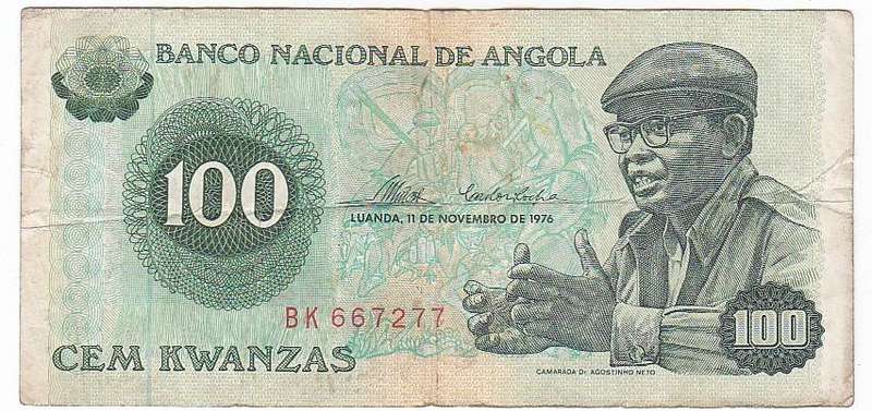 ANGOLA 100 KWANZAS 1976