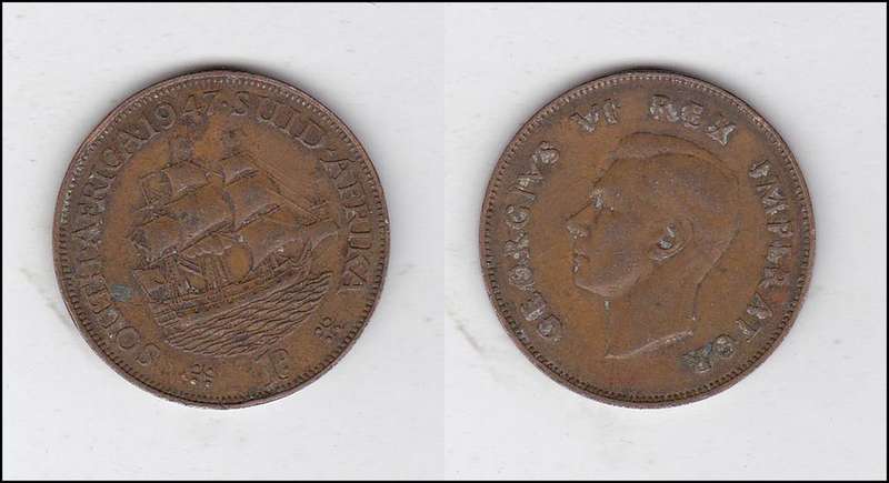 SOUTH AFRICA 1 D 1947