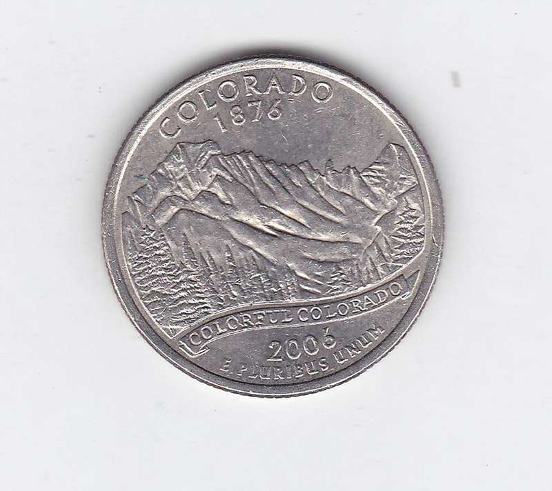 USA QUARTER DOLLAR COLORADO 2006 HIGH GRADE