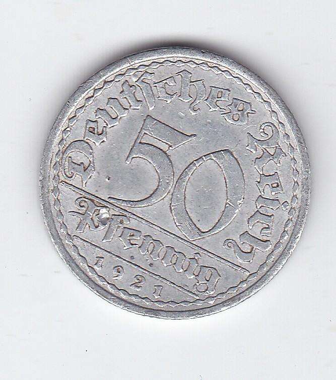 GERMANY 50 PFENNIG 1921