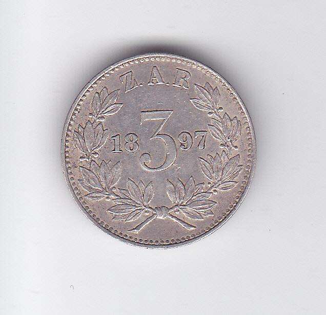 ZAR TICKEY 1897 HIGH GRADE EF = R875