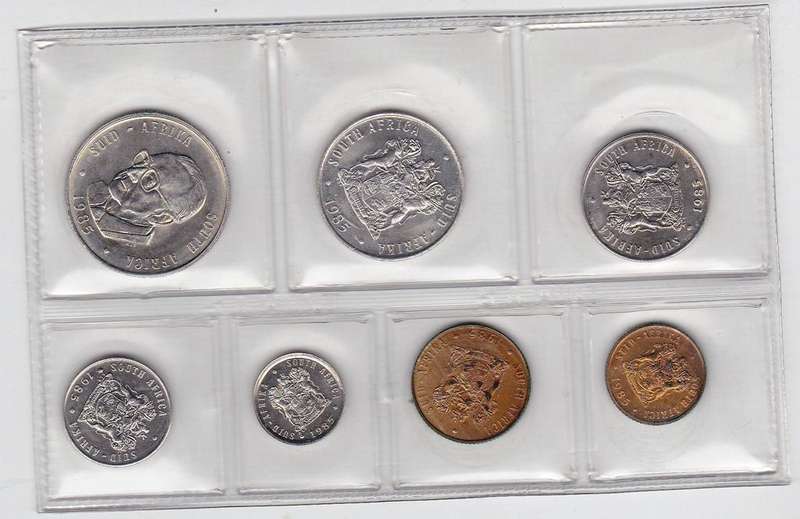 SOUTH AFRICA MINT PACK 1985