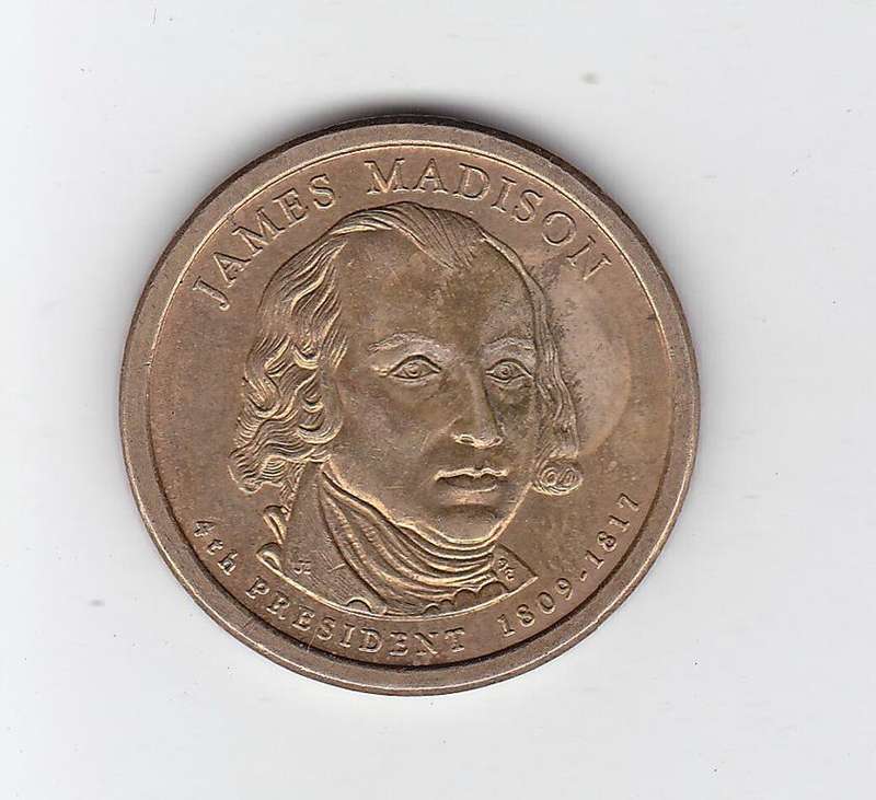 USA 1 DOLLAR JAMES MADISON 2007