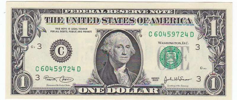 USA 1 DOLLAR SERIES 2003 C 60459724 D - HIGH GRADE