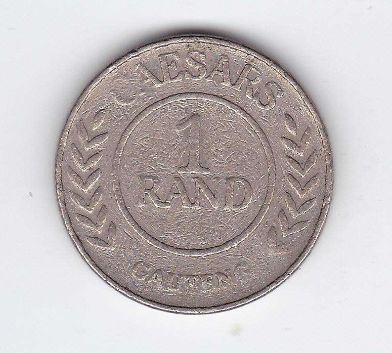 CAESARS GAUTENG 1 RAND GAMBLING TOKEN