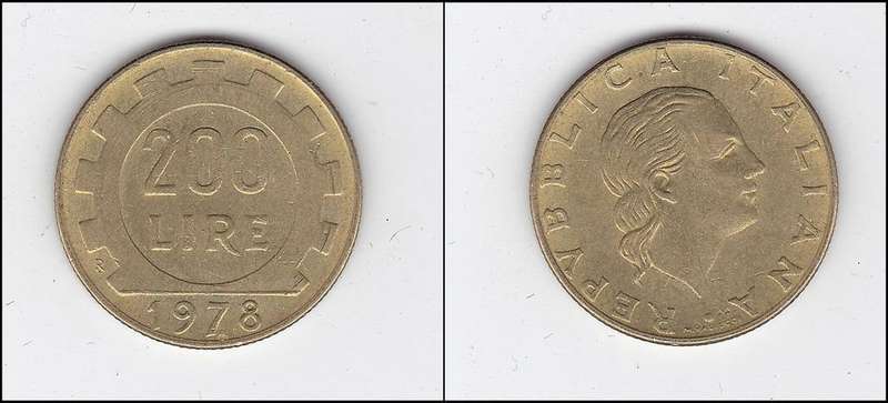 ITALY 200 LIRE 1978