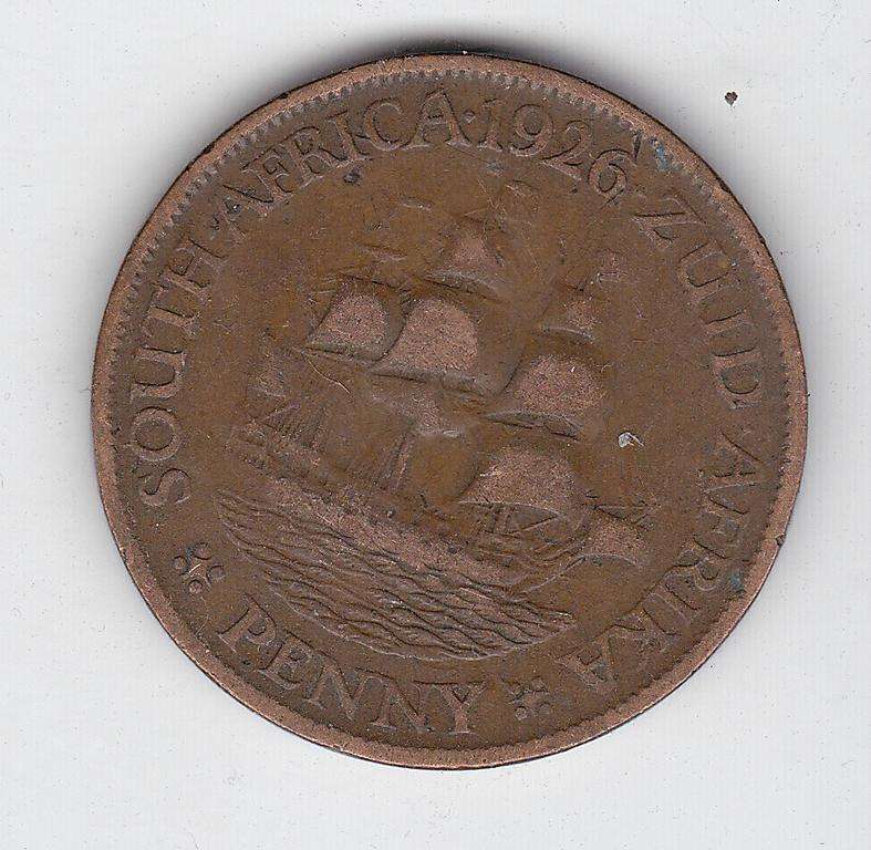 SOUTH AFRICA PENNY 1926