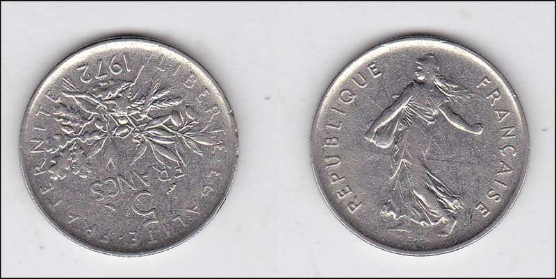 FRANCE 5 FRANKS 1972