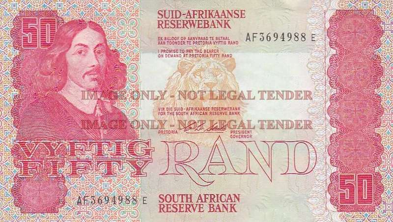 SOUTH AFRICA 50 RAND C.L. STALS AF3694988E