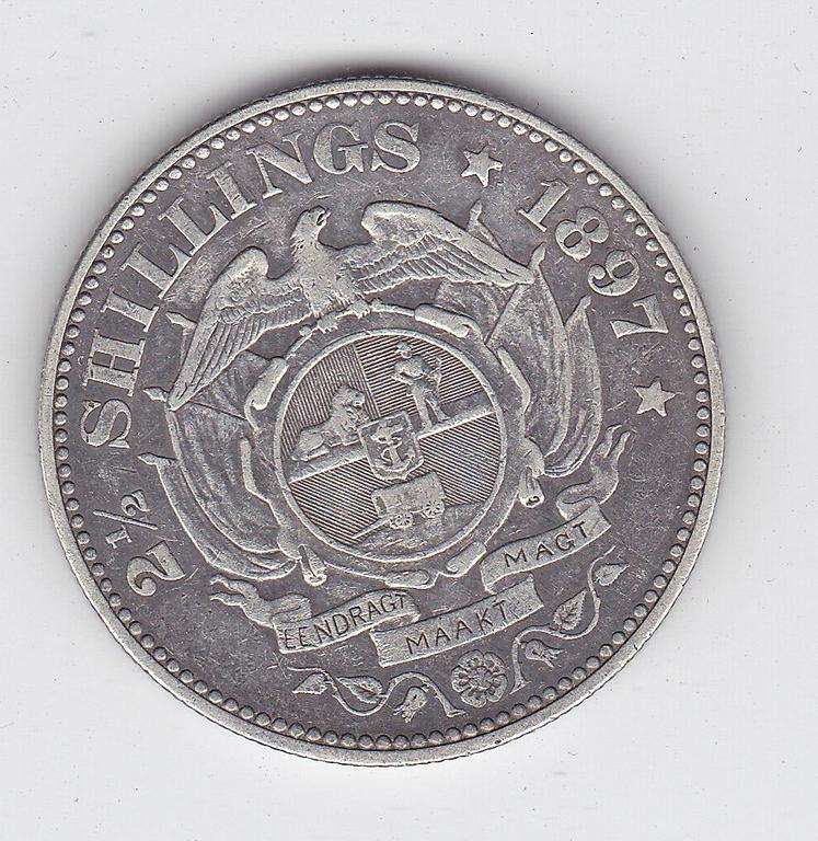 ZAR 2 1/2 SHILLINGS 1897