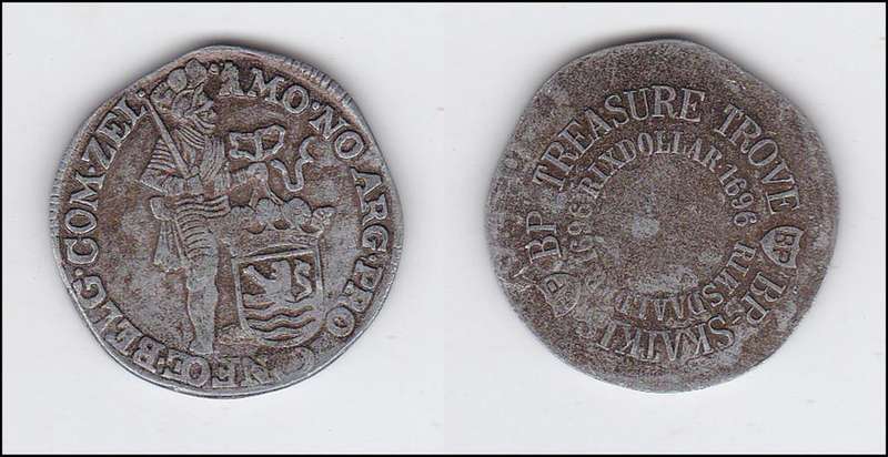 BP TREASURE TROVE RIXDOLLAR 1696 TOKEN