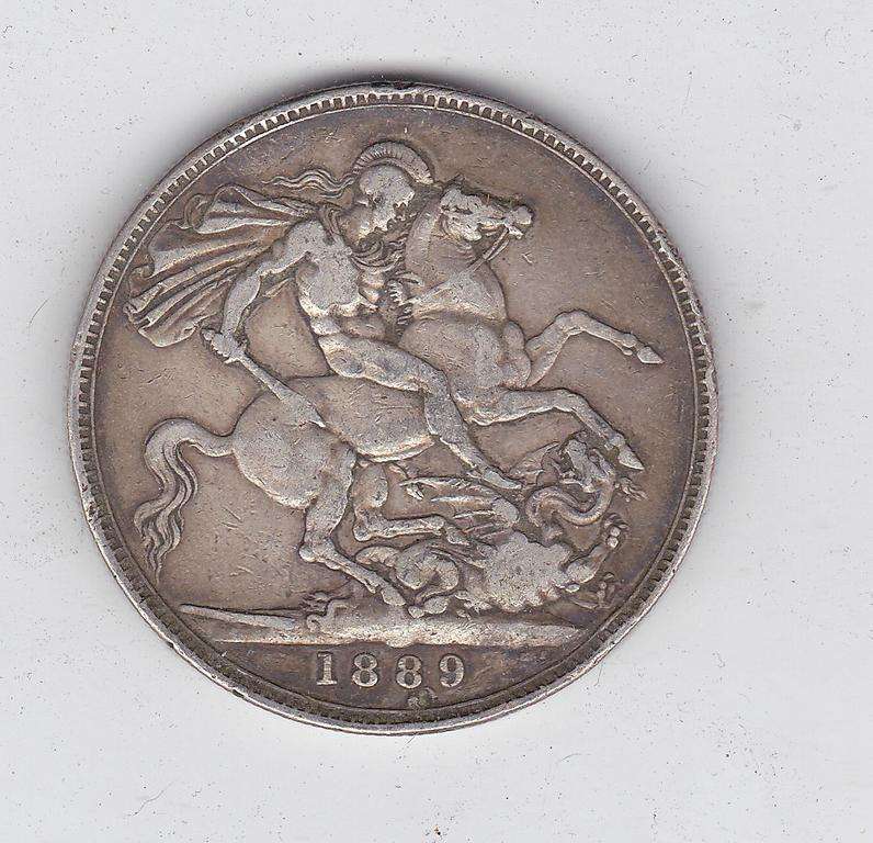 GREAT BRITAIN CROWN 1889