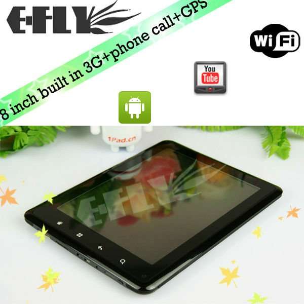 Telechip 8803 tablet GPS 3G,8 inch Android 2.3 phone call