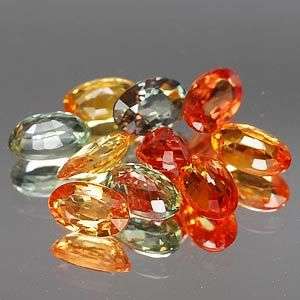 TANZANIAN 2.25Cts.**5 Pcs**Natural Mixed Fancy Colours Songea Sapphire LOT! - SEE ALL MY NEW ITEMS