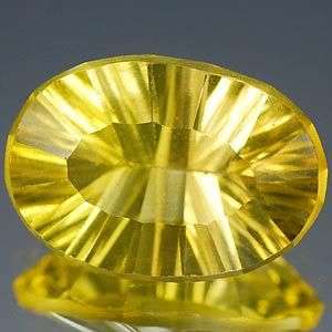 Concave Cut 7.40 Ct. Natural Yellow Flourite Unheated Gemstone - See All My Mew Items